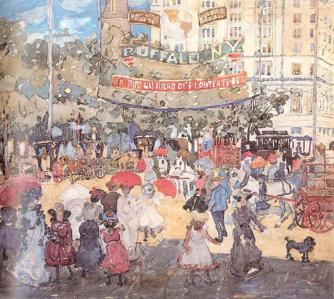 Maurice Prendergast Madison Square china oil painting image
